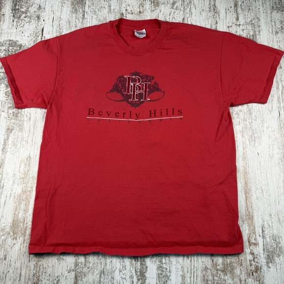 Hanes Other - Vintage Beverly Hills T-Shirt Adult SZ XL Hollywood Los Angeles California